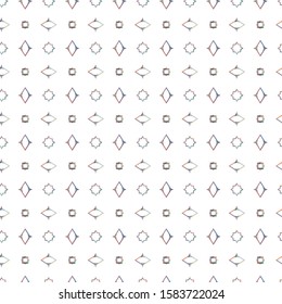 Seamless vector pattern. Background texture in geometric ornamental style.