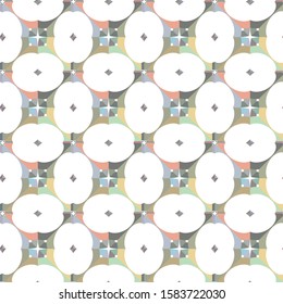 Seamless vector pattern. Background texture in geometric ornamental style.