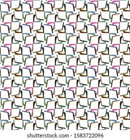 Seamless vector pattern. Background texture in geometric ornamental style.