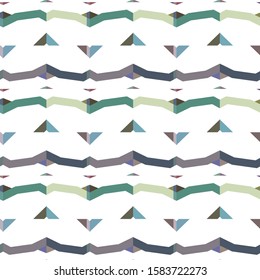 Seamless vector pattern. Background texture in geometric ornamental style.