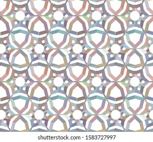 Seamless vector pattern. Background texture in geometric ornamental style.