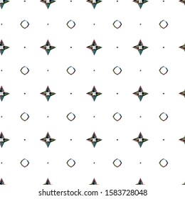 Seamless vector pattern. Background texture in geometric ornamental style.