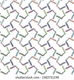 Seamless vector pattern. Background texture in geometric ornamental style.
