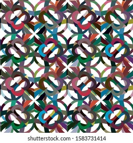 Seamless vector pattern. Background texture in geometric ornamental style.