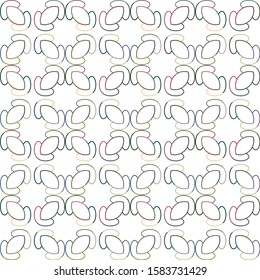 Seamless vector pattern. Background texture in geometric ornamental style.