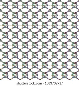 Seamless vector pattern. Background texture in geometric ornamental style.