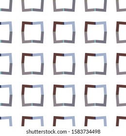 Seamless vector pattern. Background texture in geometric ornamental style.