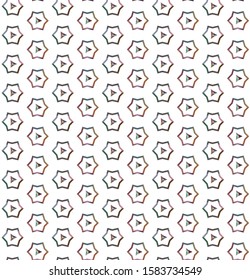 Seamless vector pattern. Background texture in geometric ornamental style.