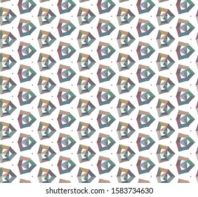 Seamless vector pattern. Background texture in geometric ornamental style.