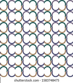 Seamless vector pattern. Background texture in geometric ornamental style.
