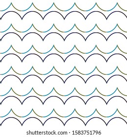 Seamless vector pattern. Background texture in geometric ornamental style.