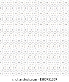 Seamless vector pattern. Background texture in geometric ornamental style.