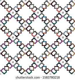 Seamless vector pattern. Background texture in geometric ornamental style.