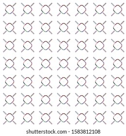 Seamless vector pattern. Background texture in geometric ornamental style.