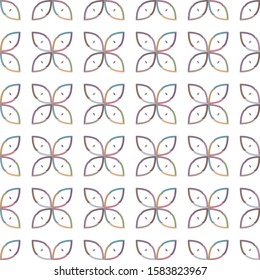 Seamless vector pattern. Background texture in geometric ornamental style.
