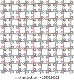 Seamless vector pattern. Background texture in geometric ornamental style.