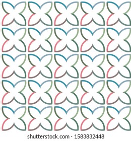 Seamless vector pattern. Background texture in geometric ornamental style.