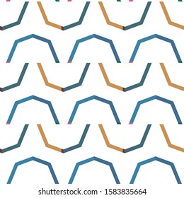 Seamless vector pattern. Background texture in geometric ornamental style.