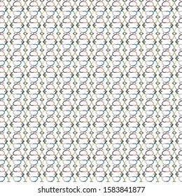 Seamless vector pattern. Background texture in geometric ornamental style.