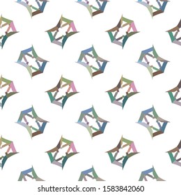 Seamless vector pattern. Background texture in geometric ornamental style.