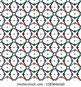 Seamless vector pattern. Background texture in geometric ornamental style.