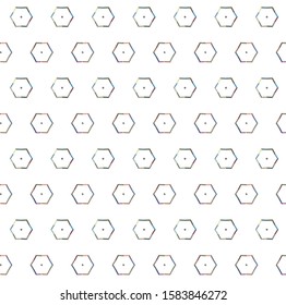 Seamless vector pattern. Background texture in geometric ornamental style.