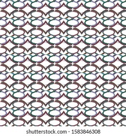 Seamless vector pattern. Background texture in geometric ornamental style.