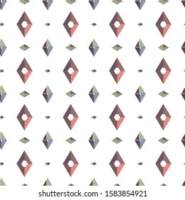 Seamless vector pattern. Background texture in geometric ornamental style.