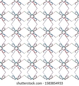 Seamless vector pattern. Background texture in geometric ornamental style.