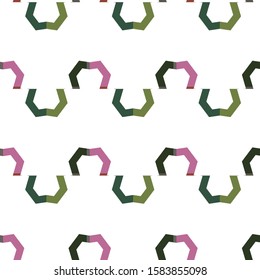 Seamless vector pattern. Background texture in geometric ornamental style.