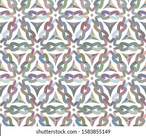 Seamless vector pattern. Background texture in geometric ornamental style.