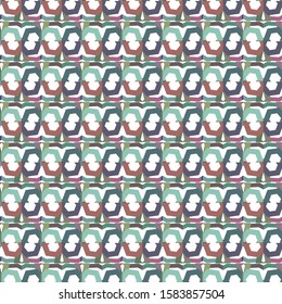 Seamless vector pattern. Background texture in geometric ornamental style.