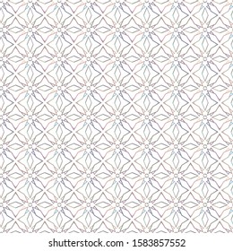 Seamless vector pattern. Background texture in geometric ornamental style.