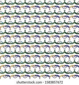 Seamless vector pattern. Background texture in geometric ornamental style.