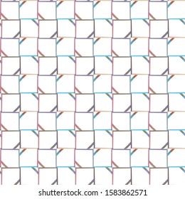 Seamless vector pattern. Background texture in geometric ornamental style.