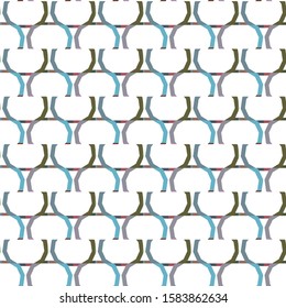 Seamless vector pattern. Background texture in geometric ornamental style.