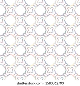 Seamless vector pattern. Background texture in geometric ornamental style.