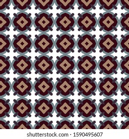 Seamless vector pattern. Background texture in geometric ornamental style.