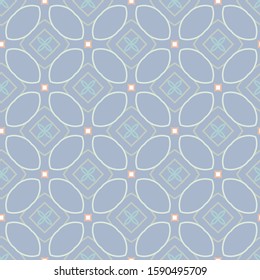 Seamless vector pattern. Background texture in geometric ornamental style.