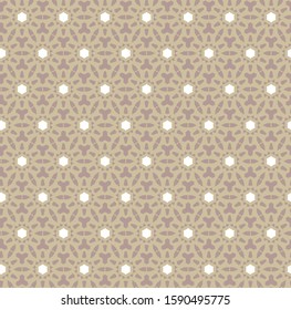 Seamless vector pattern. Background texture in geometric ornamental style.