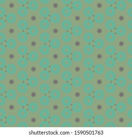 Seamless vector pattern. Background texture in geometric ornamental style.