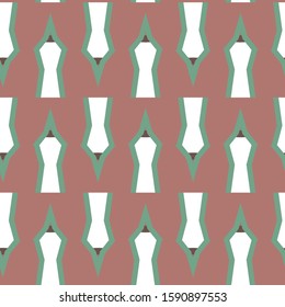 Seamless vector pattern. Background texture in geometric ornamental style.