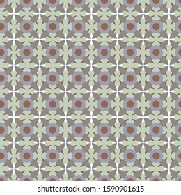 Seamless vector pattern. Background texture in geometric ornamental style.