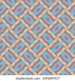 Seamless vector pattern. Background texture in geometric ornamental style.