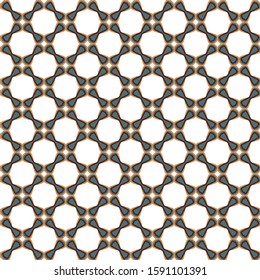 Seamless vector pattern. Background texture in geometric ornamental style.