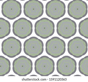 Seamless vector pattern. Background texture in geometric ornamental style.
