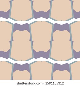 Seamless vector pattern. Background texture in geometric ornamental style.