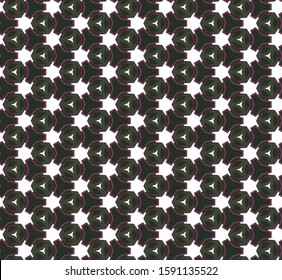 Seamless vector pattern. Background texture in geometric ornamental style.