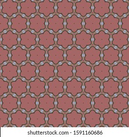 Seamless vector pattern. Background texture in geometric ornamental style.