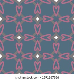 Seamless vector pattern. Background texture in geometric ornamental style.